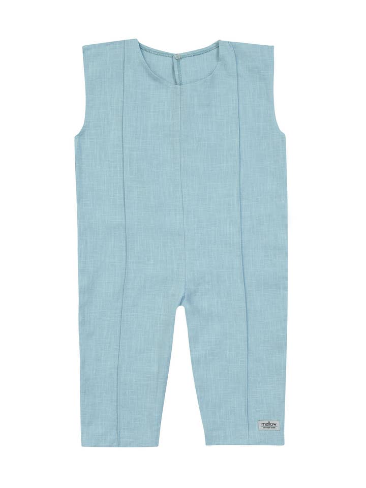 Ramie Baby/Kid Overall - Blå for engroshandel hos Mellow