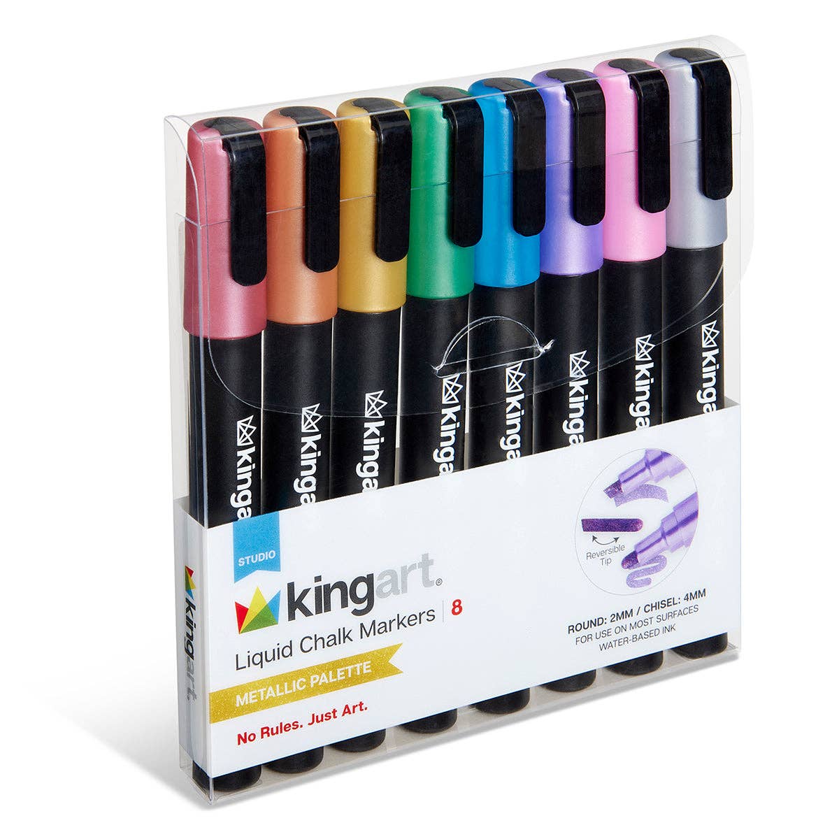 KINGART - Wholesale Marker - Liquid Chalk Markers 8 Metallic Colors8