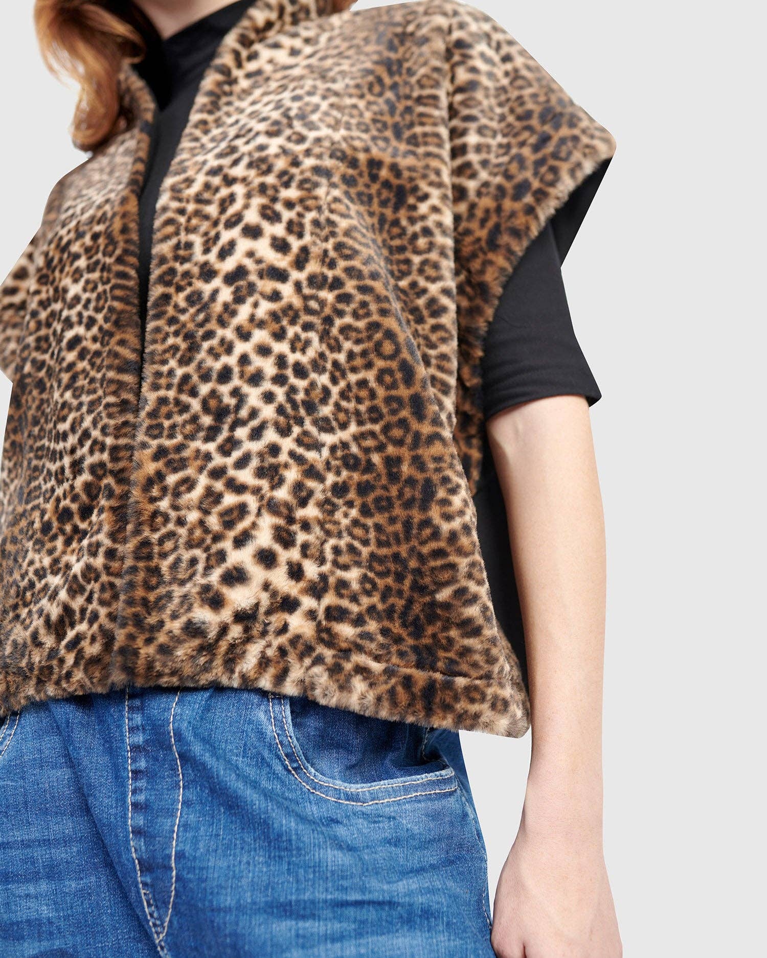 Urban Prowl Vest, Leopard for wholesale on Faire0