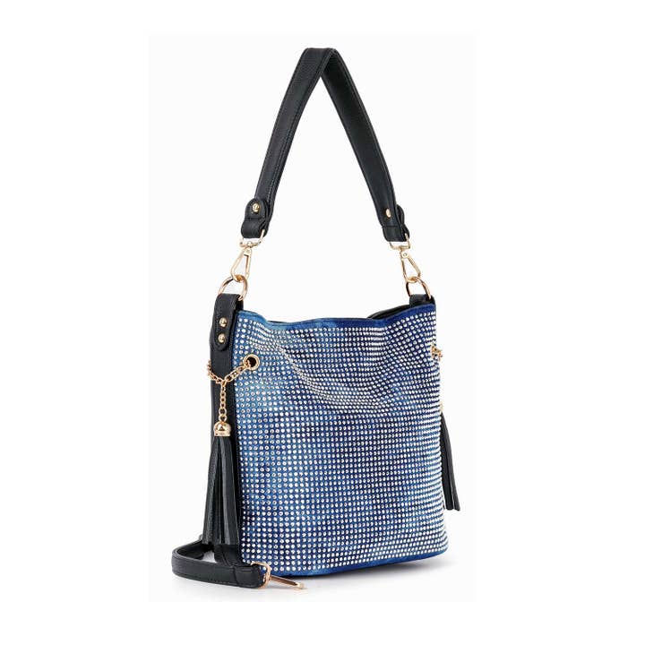Handbag Express - Wholesale Shoulder Bag - Women's - Sparkling Rhinestone Hobo Handbag22