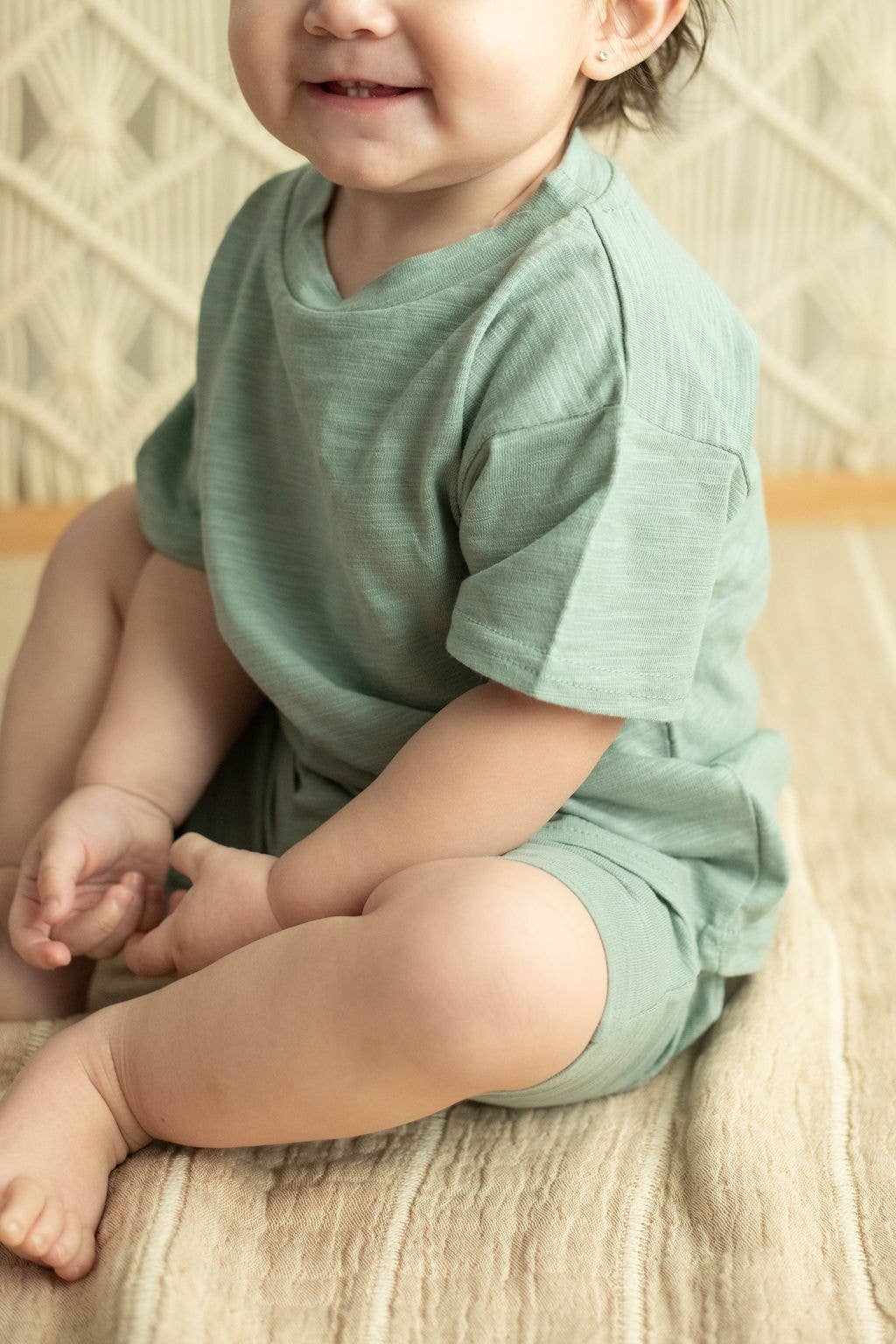 Little Organic Co - Wholesale Lounge Set - Kids - Baby organic Short Sleeve kids Lounge set 21