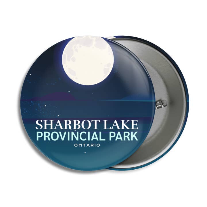 Sharbot Lake Provincial Park of Ontario Pinback Button per la vendita all'ingrosso da parte di Canada Untamed