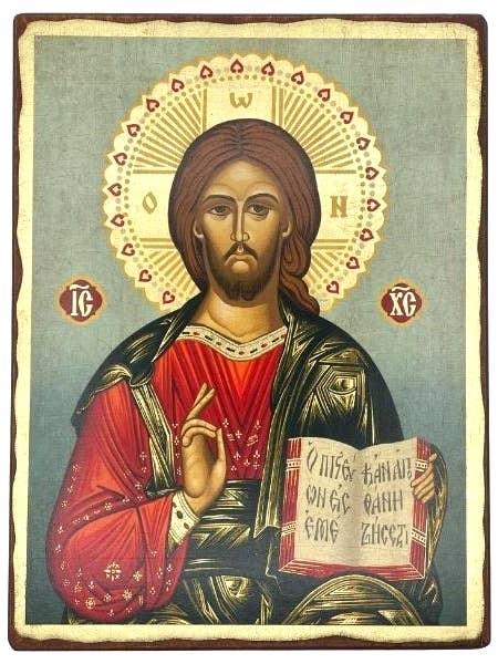 Jesus Christ of Kazan Pantocrator Silk Screen Icon for wholesale by The Art of the Icon
