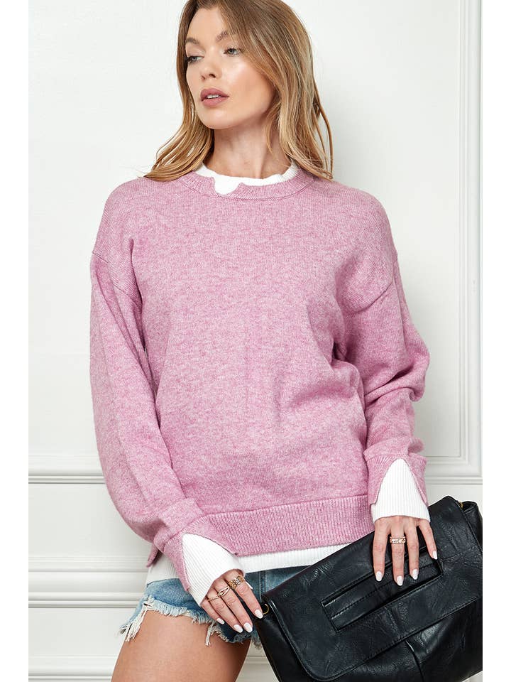 Cezele - Vendita all'ingrosso Maglione tricot - Donna - Maglione in maglia a maniche lunghe - 100% acrilico32