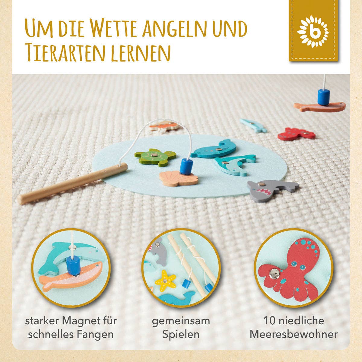 Bieco Spielwaren - Wholesale Wood Toy - Kids - Fishing game5