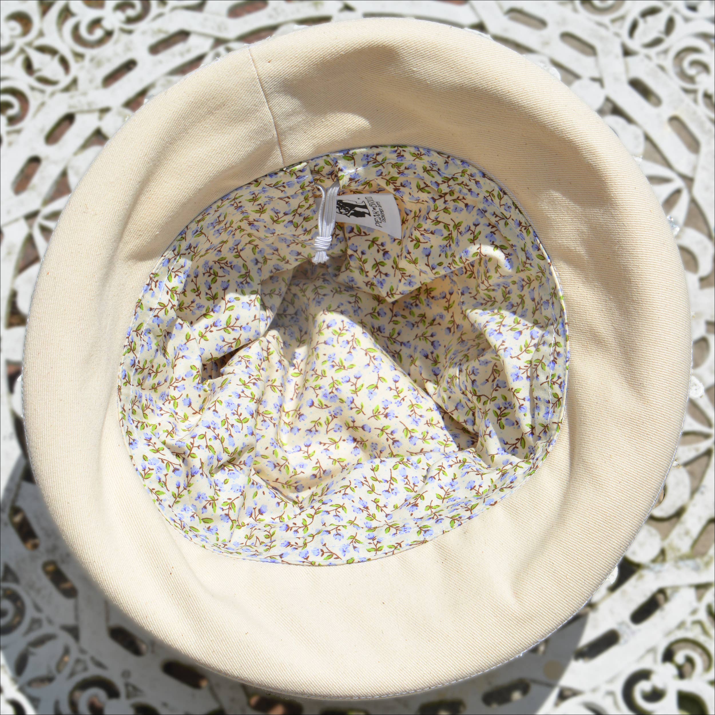 Peak & Brim Hats - Vendita all'ingrosso Cappello di paglia - Donna - Cappello in cotone inglese rosa bianca, romantico stile estivo vintage4