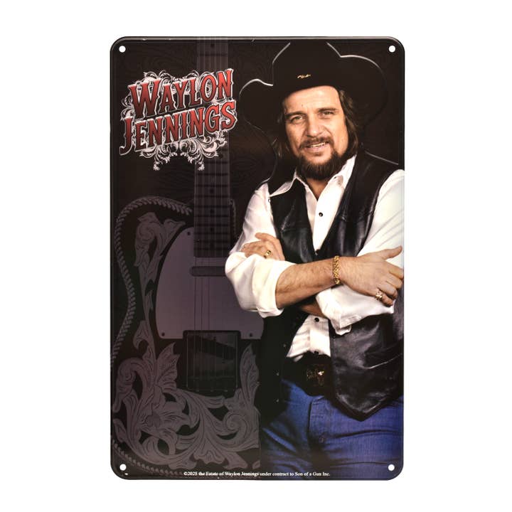 Waylon Jennings Sign - Guitar for wholesale by MID-SOUTH PRODUCTS