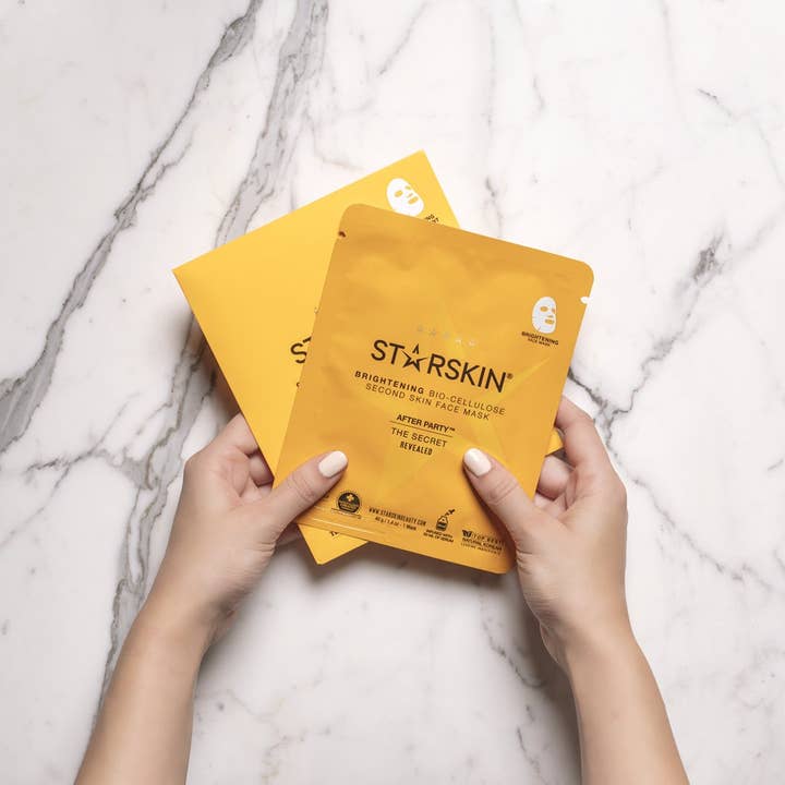 STARSKIN - Wholesale Skincare Face Mask - Brightening Sheet Face Mask – Single | After Party 3