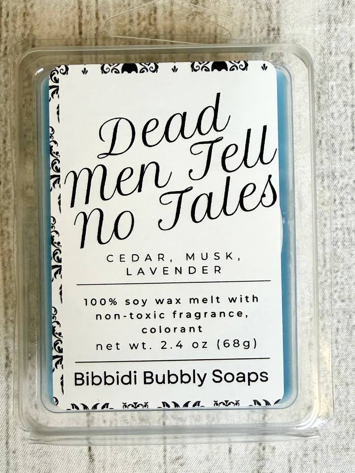 Dead Men Pirate Wax Melt Fantasy Disney Magic Bookish for wholesale by Bibbidi Bubbly Soaps