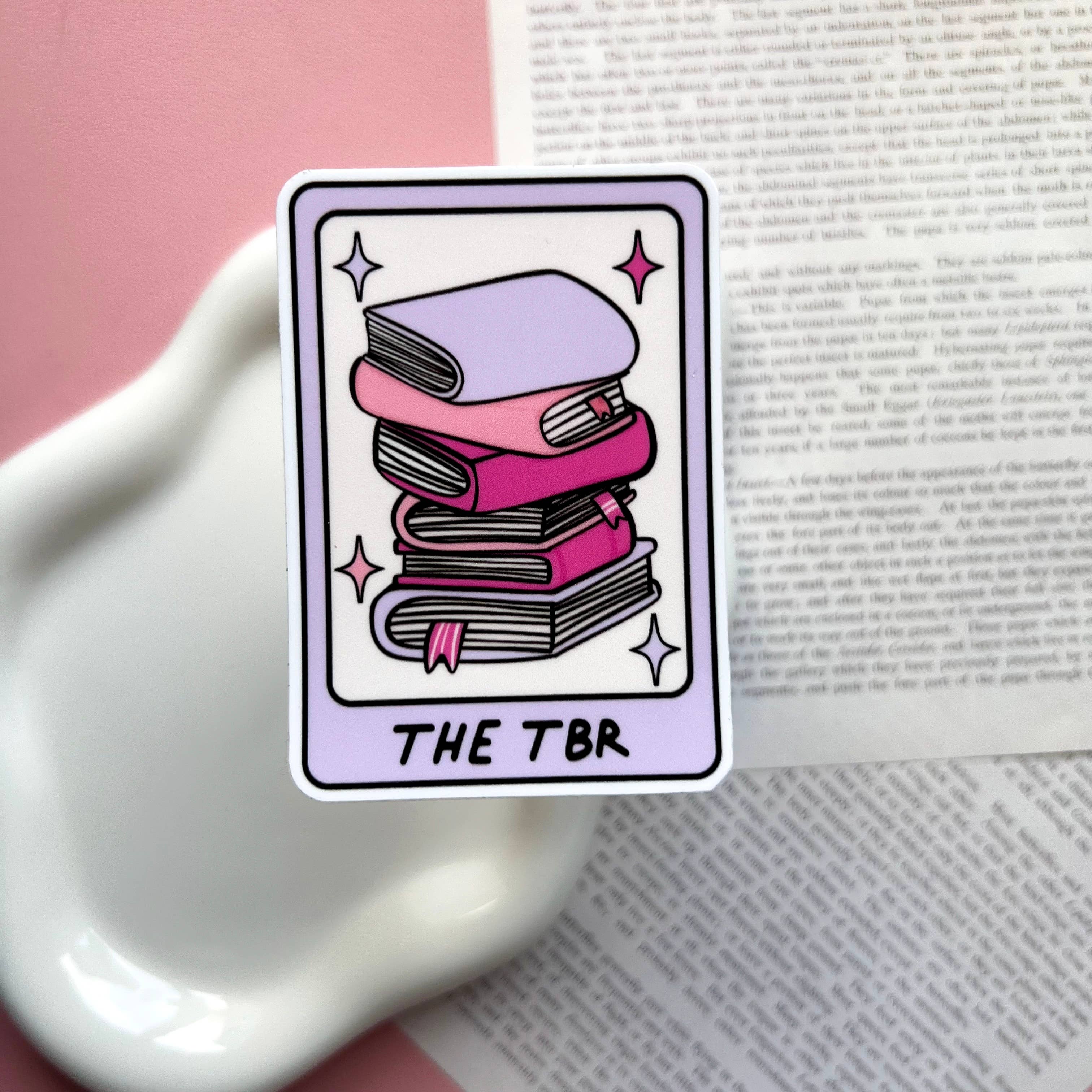 Cozy Reads Shop - Wholesale Sticker - TBR Tarot Card Sticker