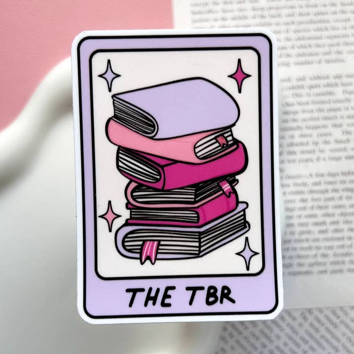 Cozy Reads Shop - Wholesale Sticker - TBR Tarot Card Sticker0