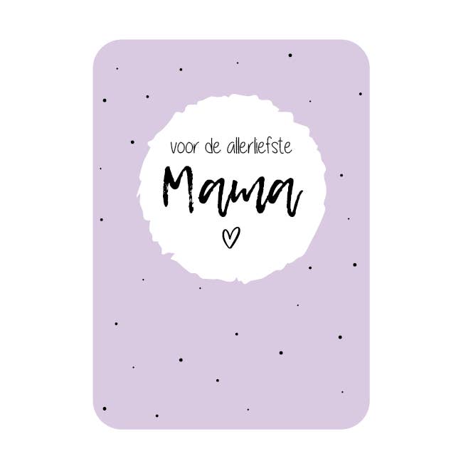 Kort A6 | För den allra käraste mamma för wholesale av Labelgeluk
