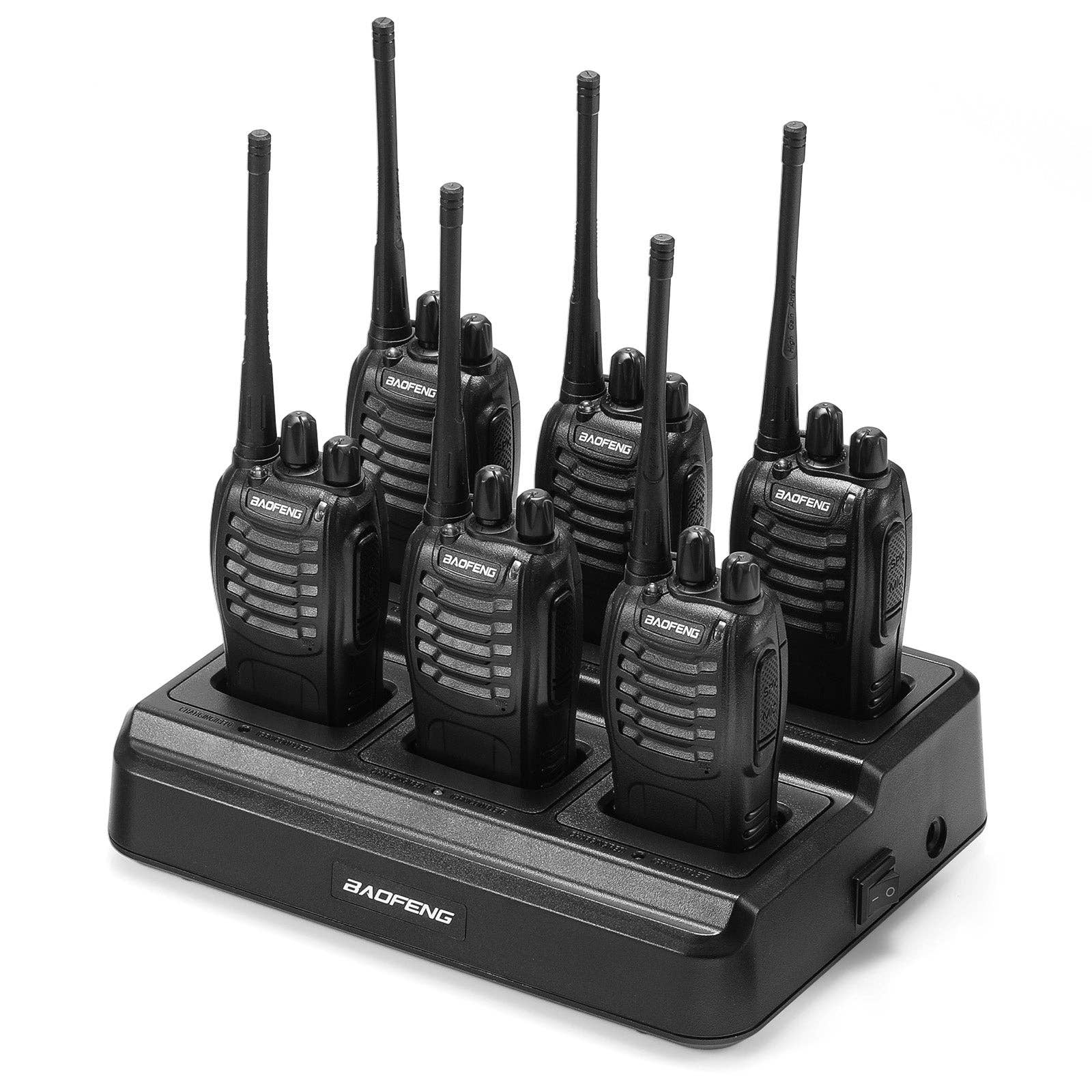 Radioddity - Wholesale Small/Handheld Appliance - Baofeng BF-888S [6 Packs] with Bulk Charger | UHF | 5W | 16CH | CTCSS/DCS | Flashlight0