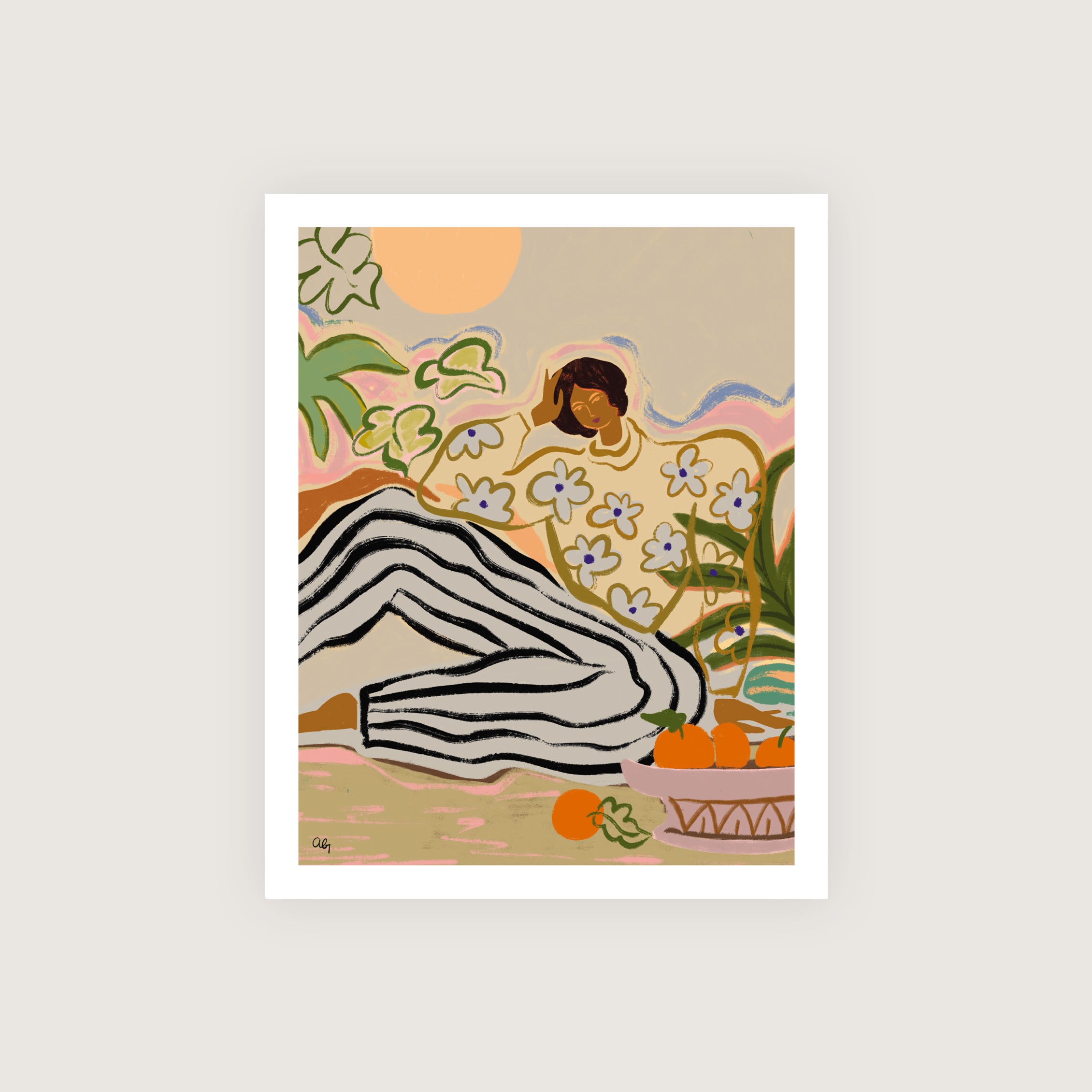 Someday Studio - Wholesale Art Print - Lazy Days Print1