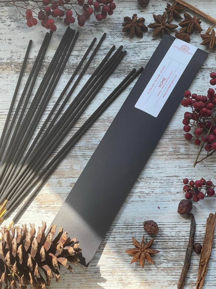Home (Nutmeg + Spice) Incense for wholesale by Divine Purity Aurapothecary, LLC