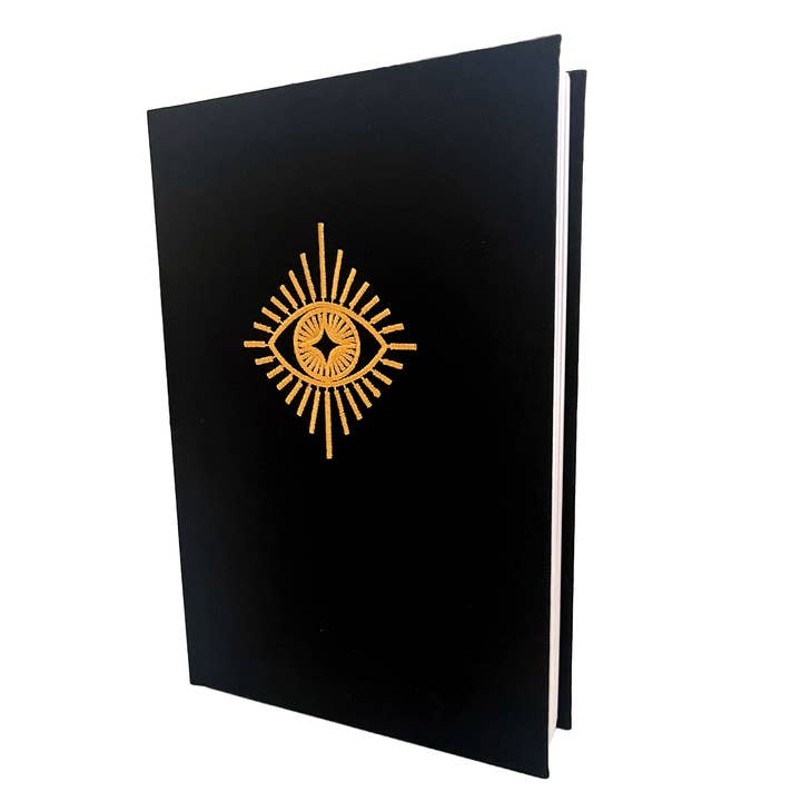 Vieux Monde - Wholesale Journal/Diary - Embroidered Evil Eye Journal | A5 Size | Fabric Cover