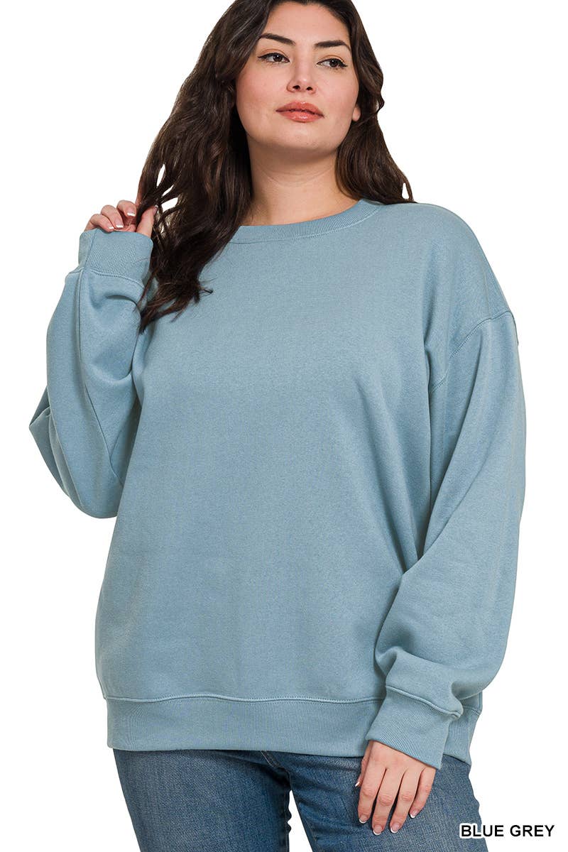 42POPS - Vendita all'ingrosso Felpa - Donna - Felpe girocollo in pile Plus8