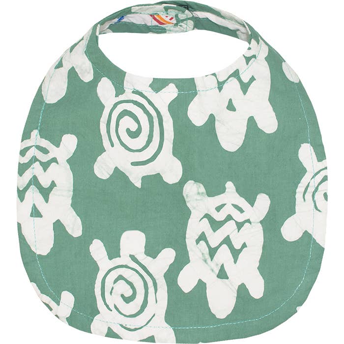 Bib: Turtles - Sage-Organic for wholesale by Global Mamas