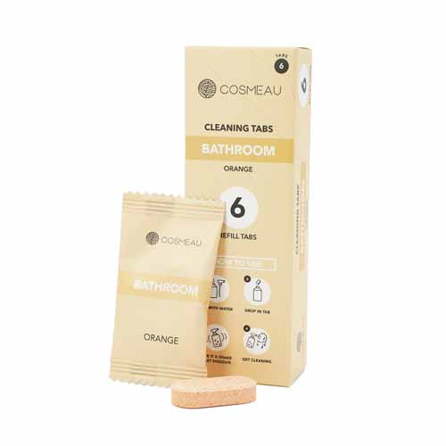 Bamboozy x Cosmeau - Vendita all'ingrosso Salviette detergenti multiuso - Ricarica per pastiglie per la pulizia del bagno Cosmeau, 6 pezzi