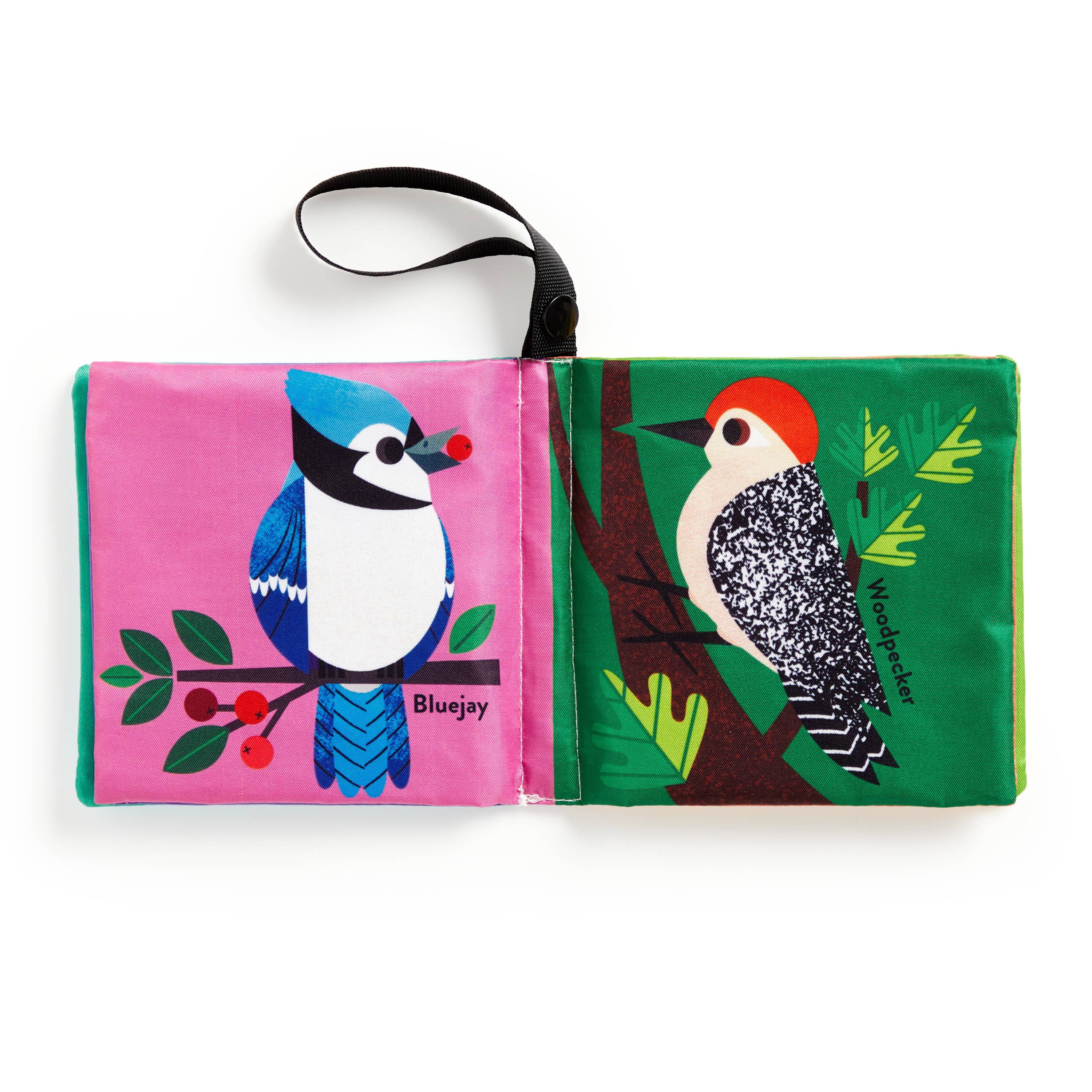 Chronicle Books - Wholesale Coloring & Activity Book - Kids & Baby - Baby Birder Crinkle Fabric Stroller Book4