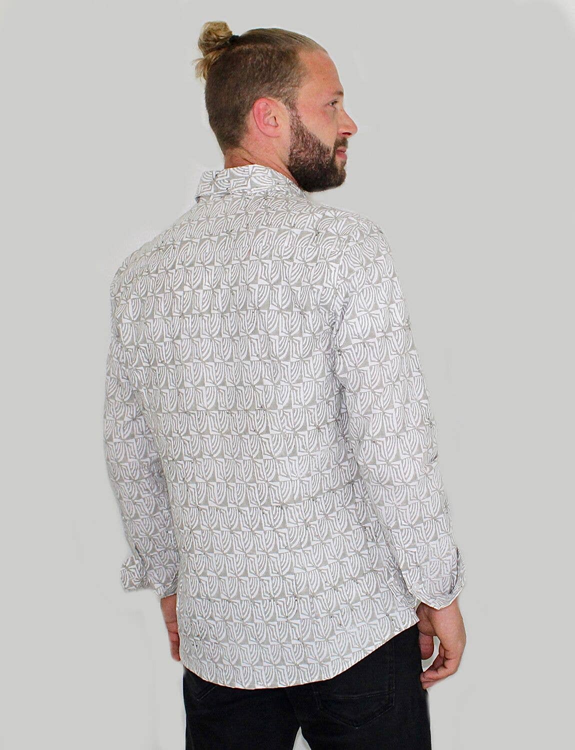 Passion Lilie - Wholesale Button Down Shirt - Men's - Campbell Men's Button Down Shirt3