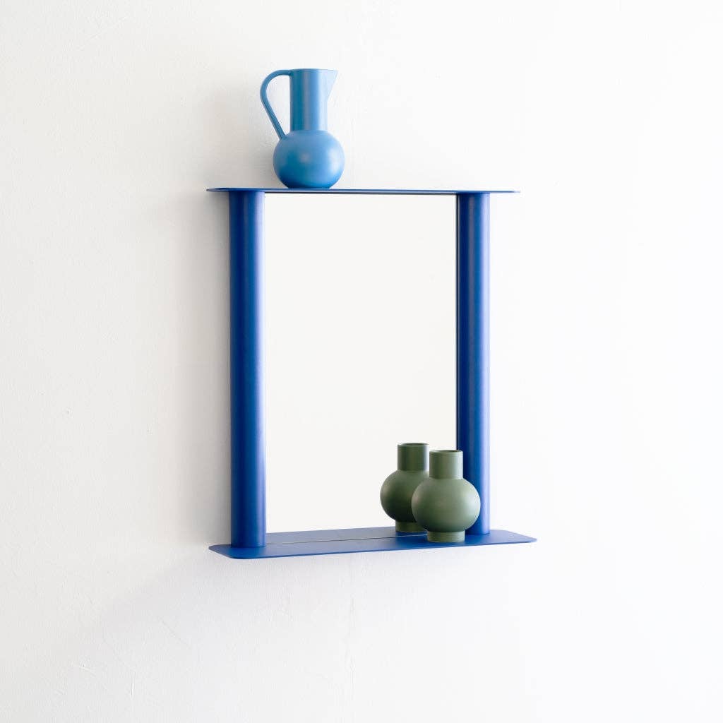 raawii - Wholesale Wall Mirror - Nicholai Wiig-Hansen - Pipeline - small mirror - blue