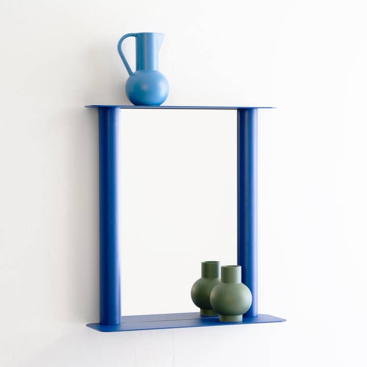 Nicholai Wiig-Hansen - Pipeline - lille spejl - blå for engroshandel hos raawii