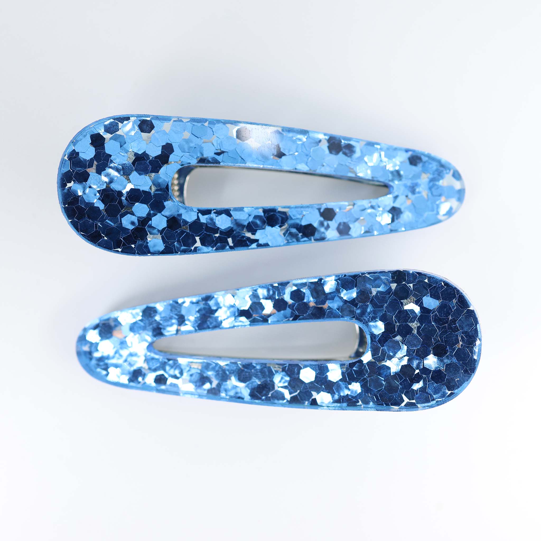 Verdant Moon - Wholesale Hair Clip - Women's - Glitter Hair Clips — Pink, Champagne, Lime Green, Teal, Blue, Black/Pink, Magenta4