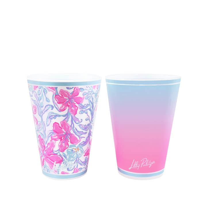 Pool Cups, Beachside Haven for wholesale by Lilly Pulitzer by Lifeguard Press