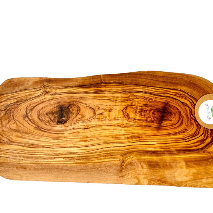 Bonature - Wholesale Cutting Board - Board with handle in olive wood natural shape1