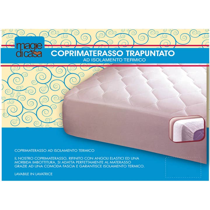 Funda de colchón térmica acolchada de 1 cuadrado y medio cm.120x195 para venta al por mayor de Almatex srl
