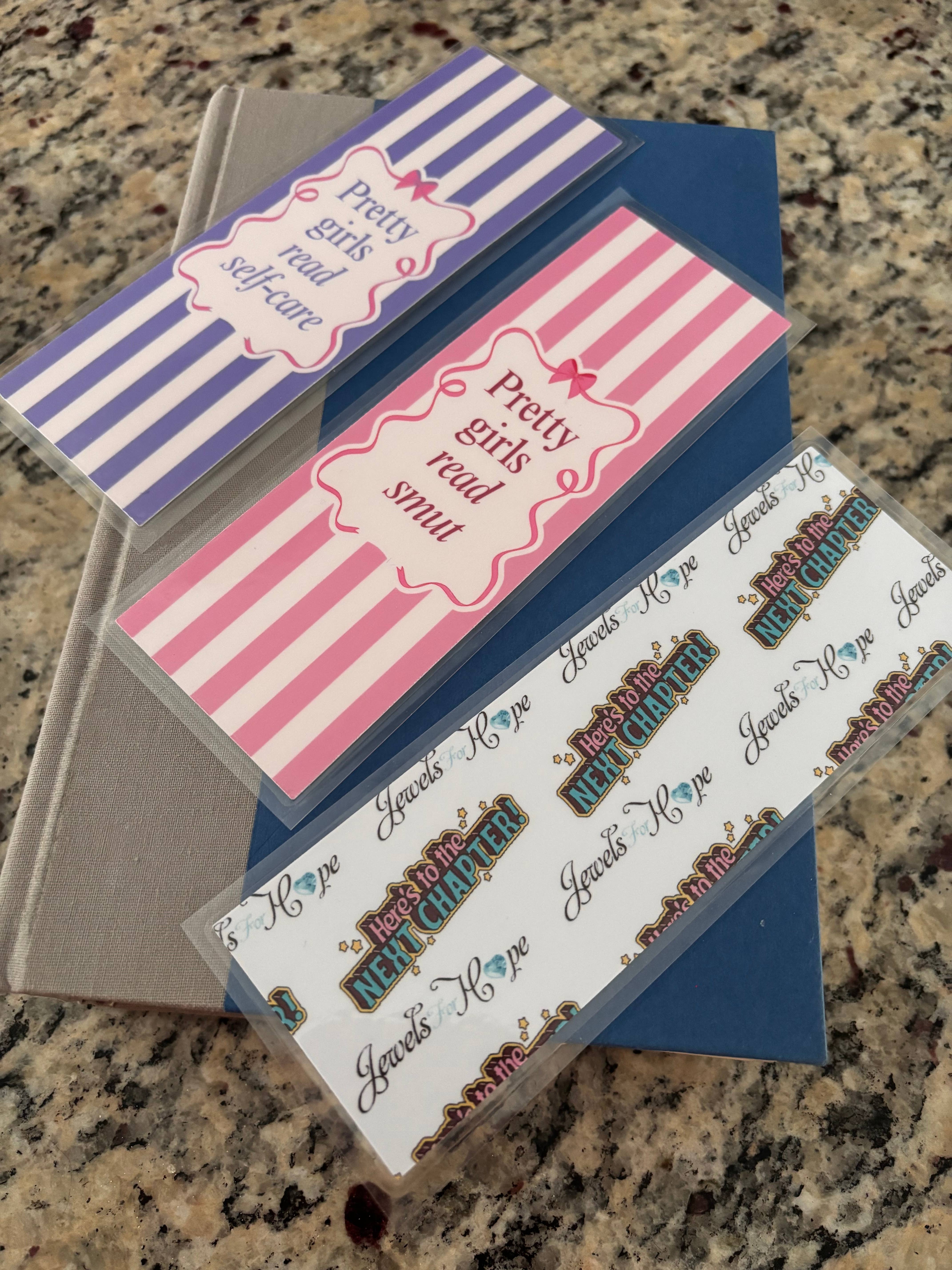 Jewels For Hope - Wholesale Bookmark - Pretty Girls Read Bookmarks, smut self care mystery 3