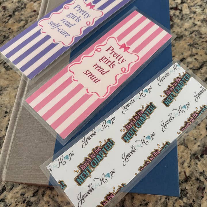 Jewels For Hope - Wholesale Bookmark - Pretty Girls Read Bookmarks, smut self care mystery 3