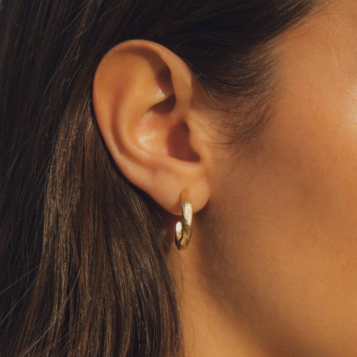 Agapée Jewelry – wholesale Hoop earrings – Zéphir Earrings | Jewelry Gold Gift Waterproof2