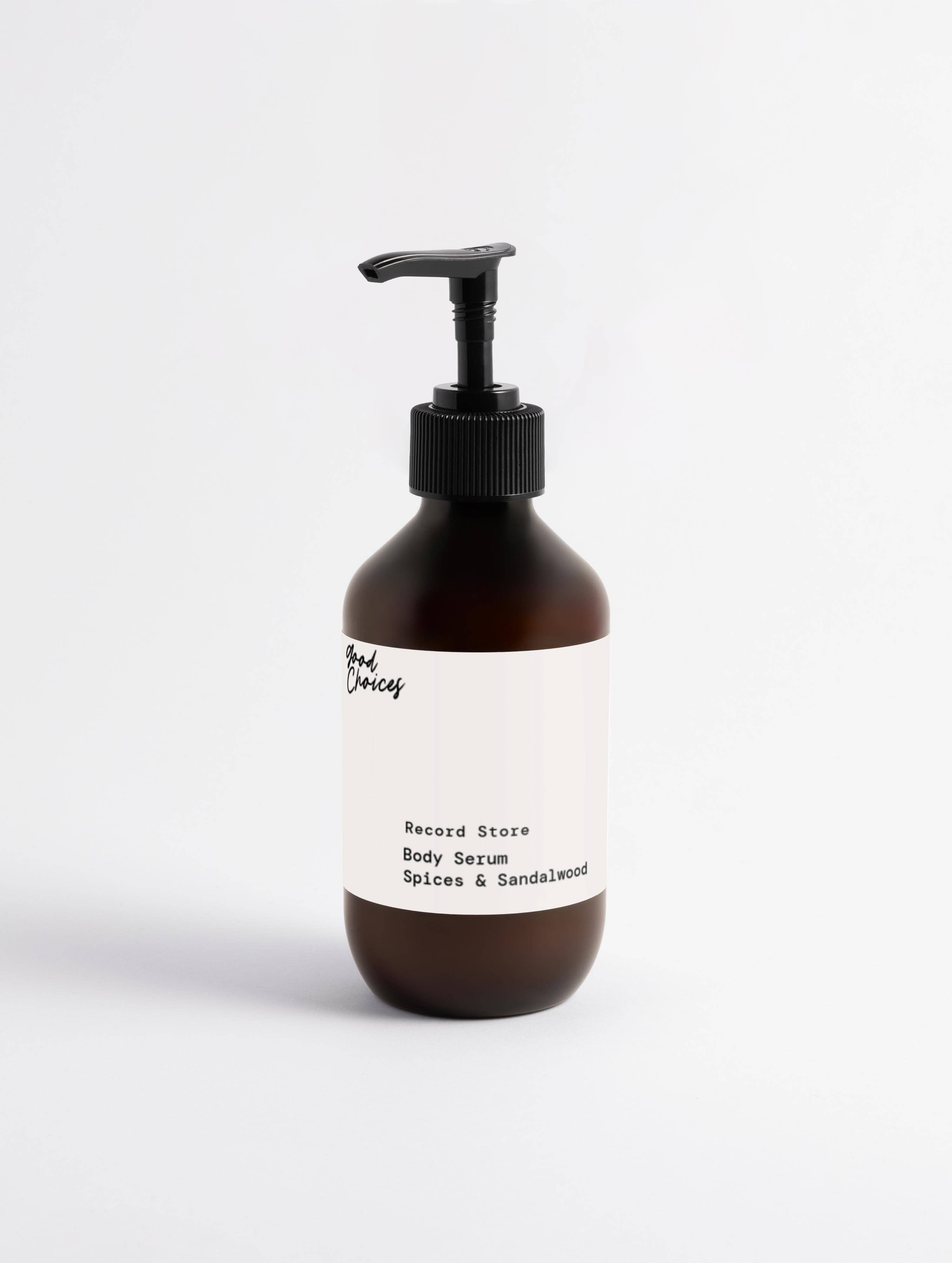 Rackette Club - Wholesale Facial serum/concentrate - Record Store Body Serum, Spices & Sandalwood