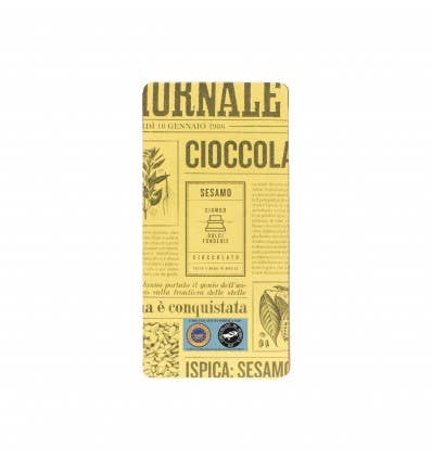 Emporio Sicilia - Wholesale Chocolate Bar - IGP Sesame Modica Chocolate - Ciomod1