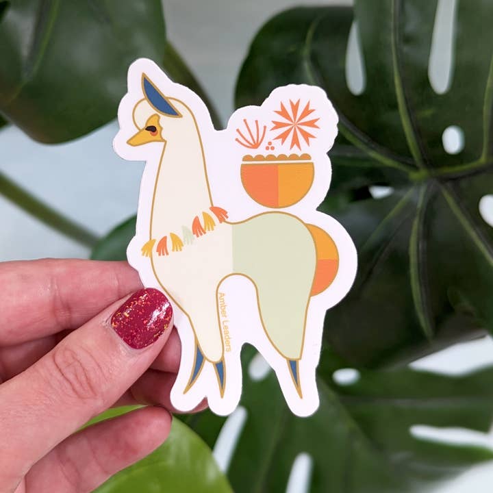 Vinyl klistermärke lama för wholesale av Amber Leaders Designs