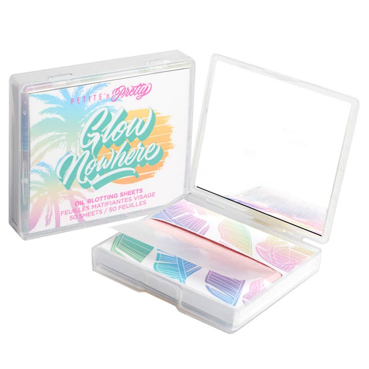 Glow Nowhere Oil Blotting Sheet for wholesale by Petite 'n Pretty