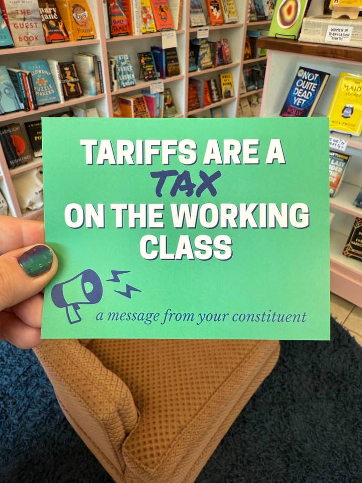 Tariffs Are A TAX On The Working Class for wholesale by Strong Feelings Press