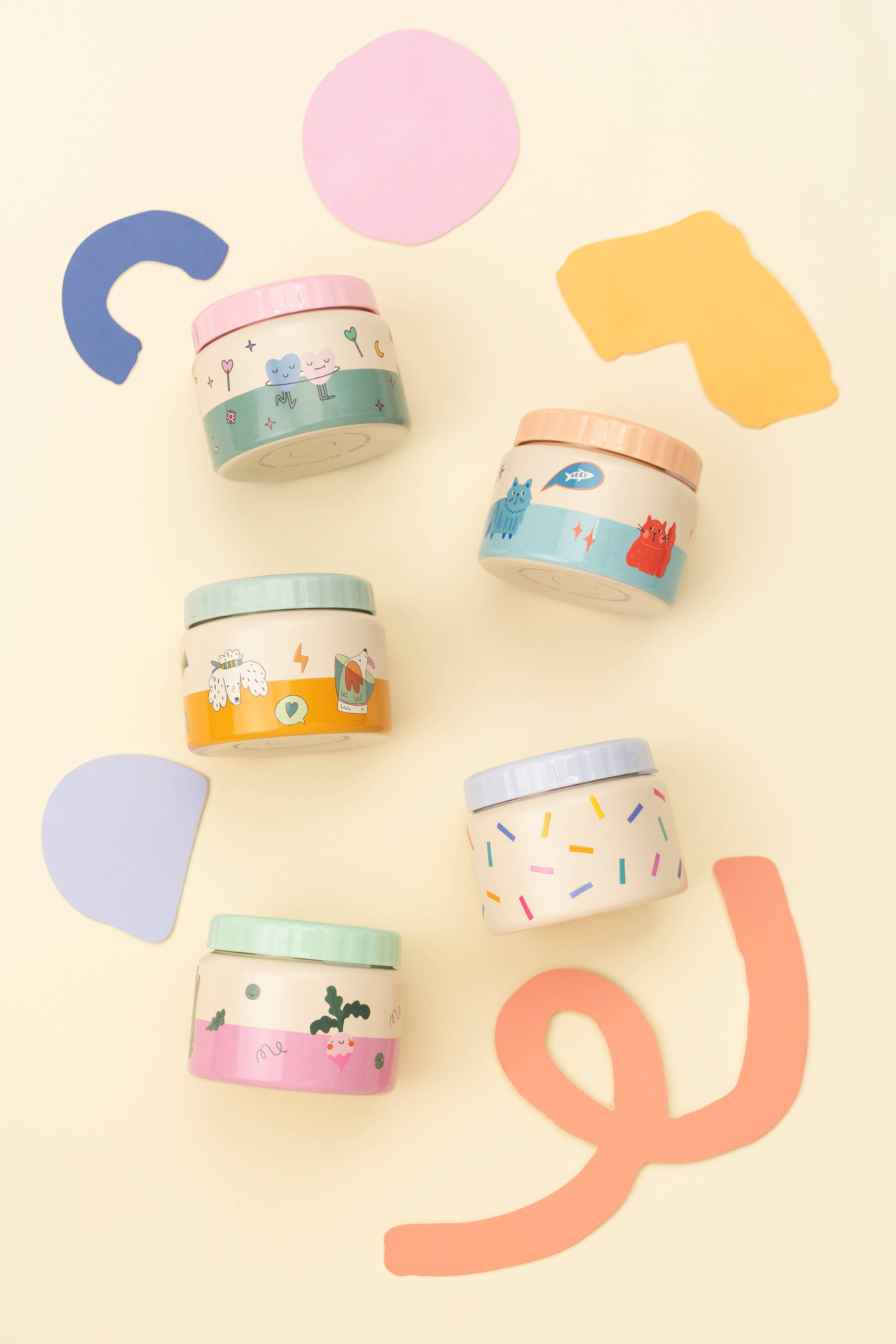 the cotton cloud - Wholesale Lunch Bag/Box - Kids - Kids Thermo Food Jar Confetti 350ml1