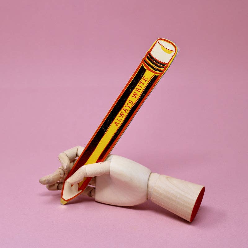 Ark Colour Design - Wholesale Bookmark - Always Write Pencil Bookmark7