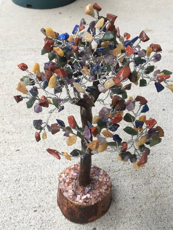 Gemstone Bonsai — Multi-Gemstone Tree (300 chips Tree) por atacado de jiomind