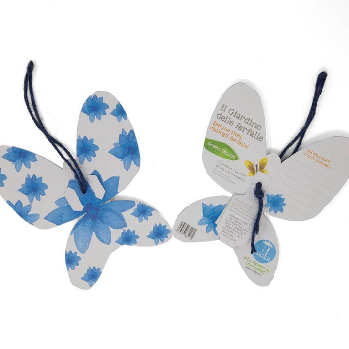 EUGEA - Vendita all'ingrosso Kit per lavoretti fai da te - Green words - Gea azzurra con semi di Nigella2