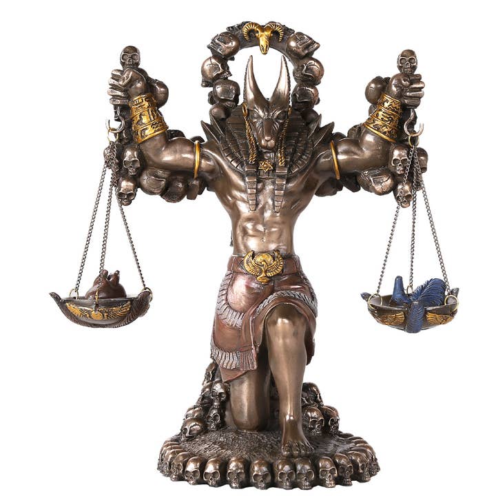 Pacific Trading – wholesale Decorative figurine – 11812 Egyptian Anubis Bronze Statue