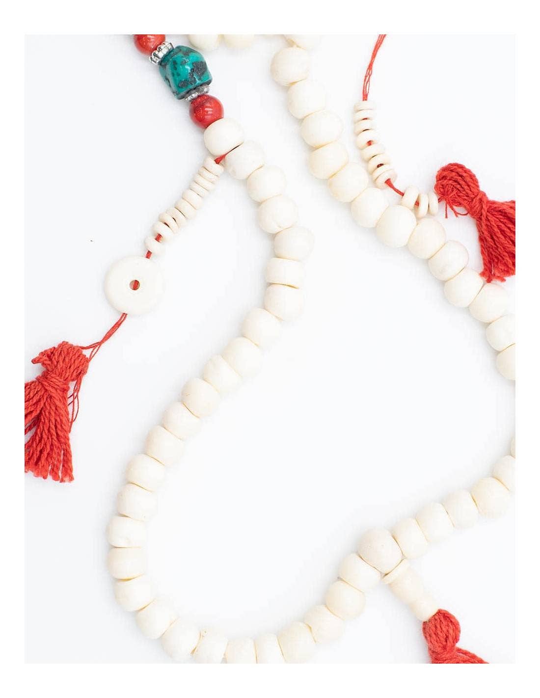 Blank Japa Mala White with Counters for wholesale on Faire1