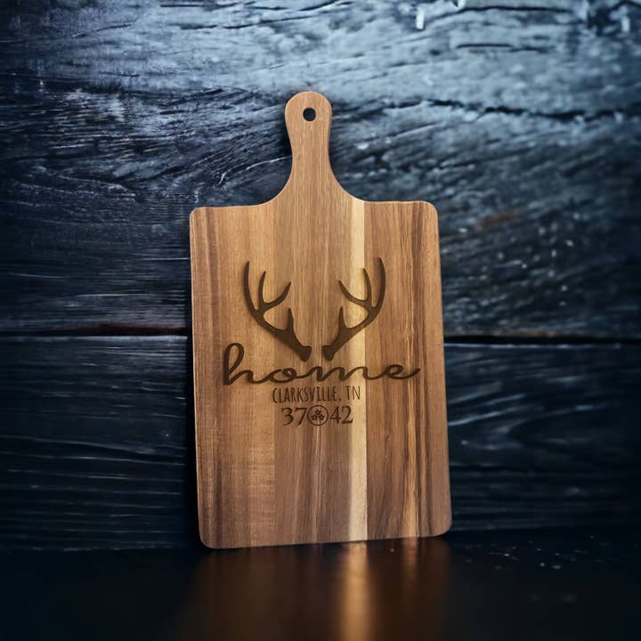 Jameson Dezigns - Venta al por mayor Tablas de quesos - Tabla de charcutería de madera grabada, bandeja de queso personalizable3