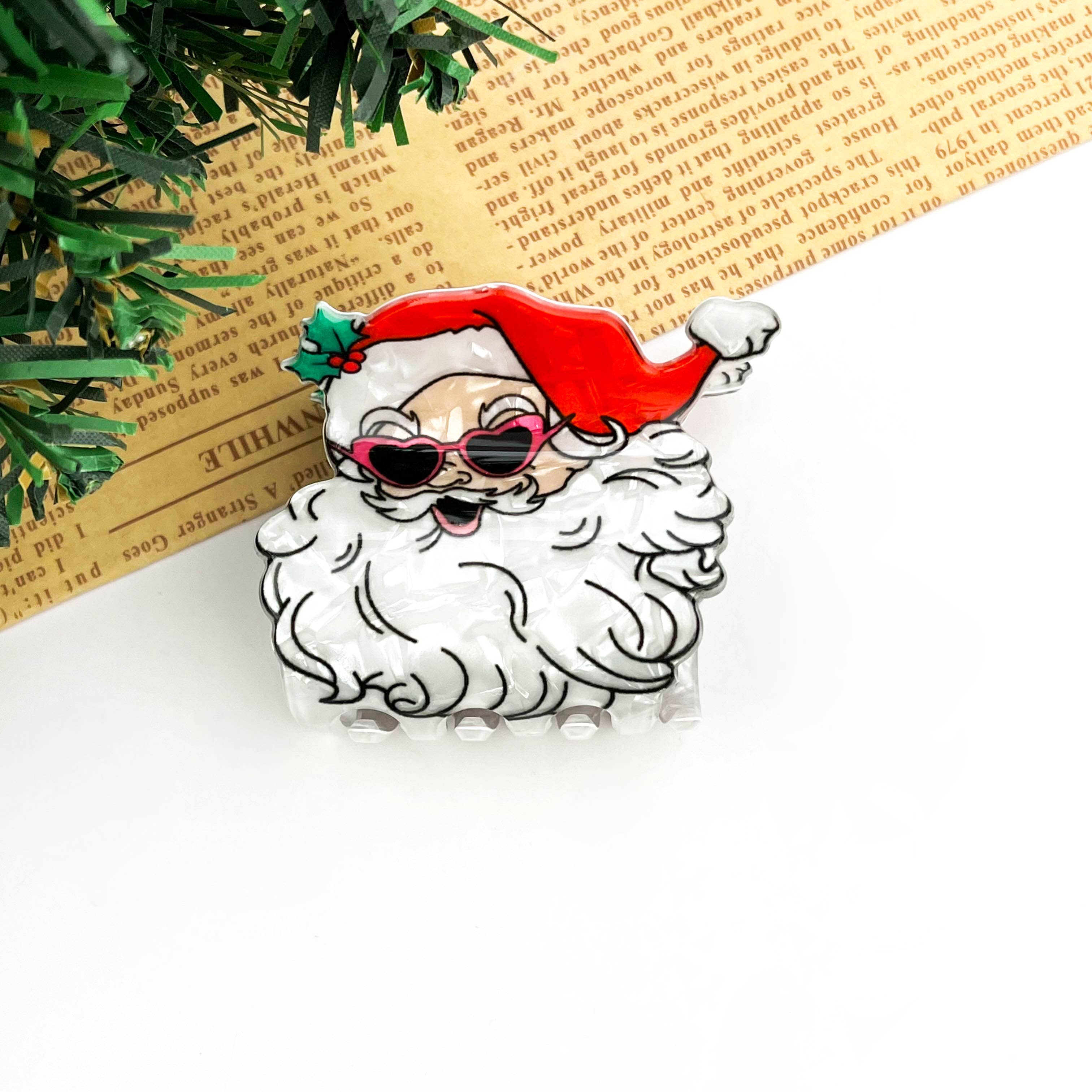 TheDivaSoap - Wholesale Hair Clip - Women's - Christmas Series Hair Claw Clip, Festive Winter Hair Clip5