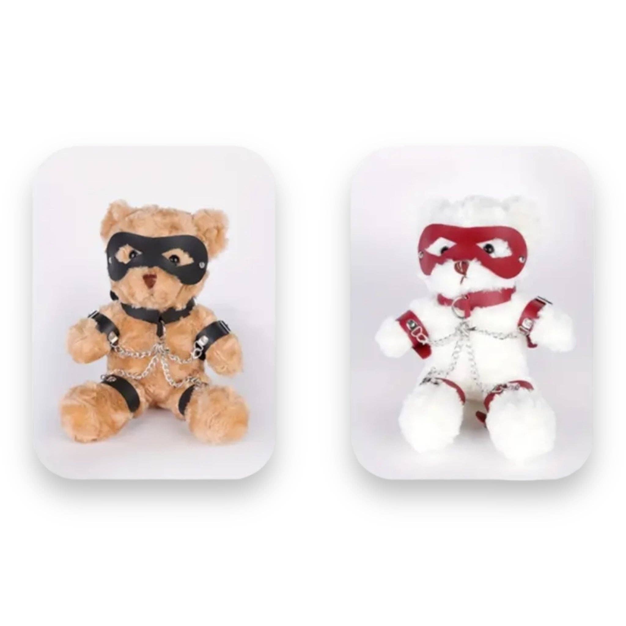 Kinky Pleasure - Wholesale Stuffed/Plush Toy - Kids & Baby - Kinky Pleasure - T058 - Teddy Bear in Chains - 2 Colors13