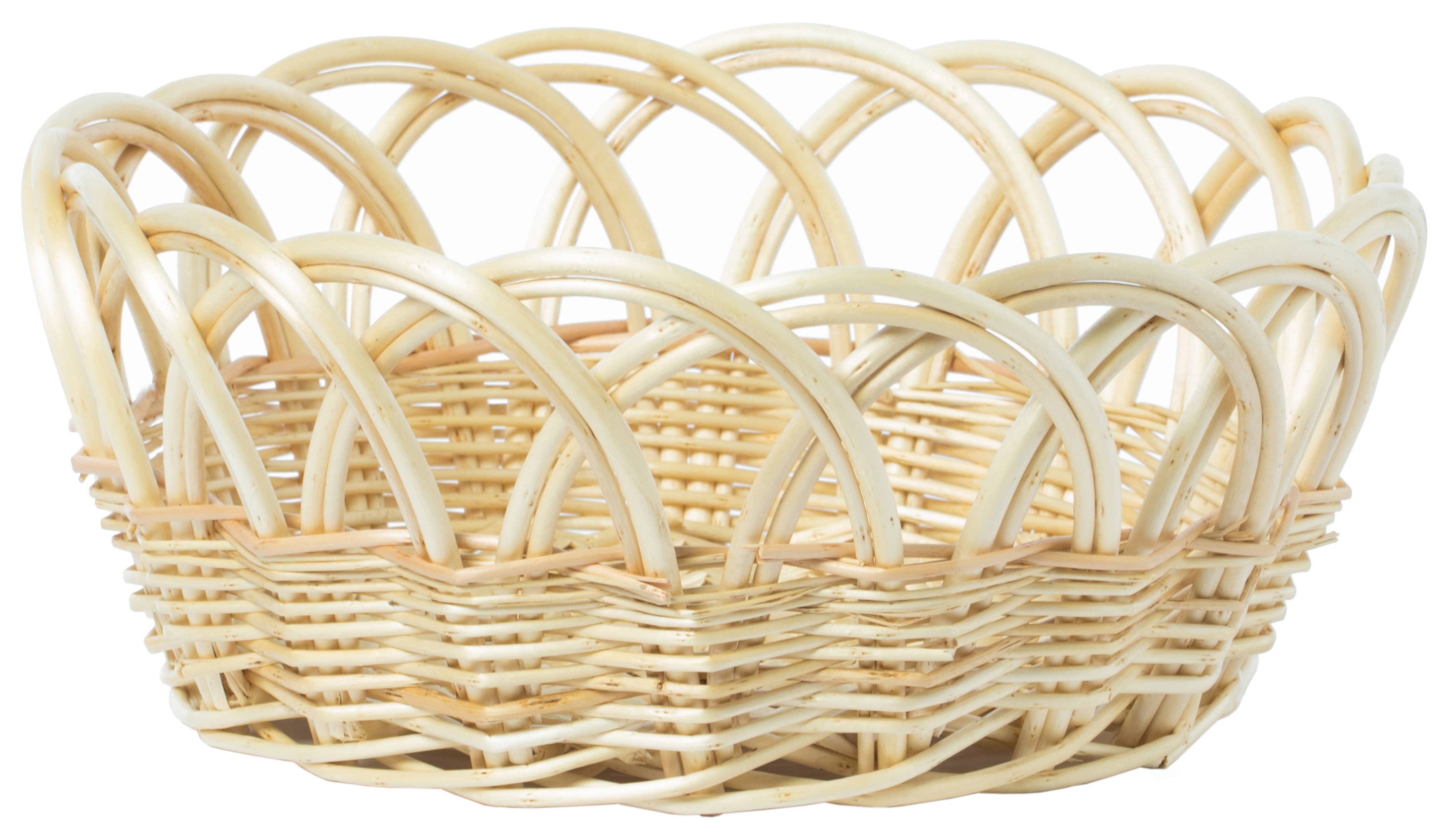 Quickway Imports - Vendita all'ingrosso Vassoi da portata - Vassoio rotondo decorativo per frutta e pane2