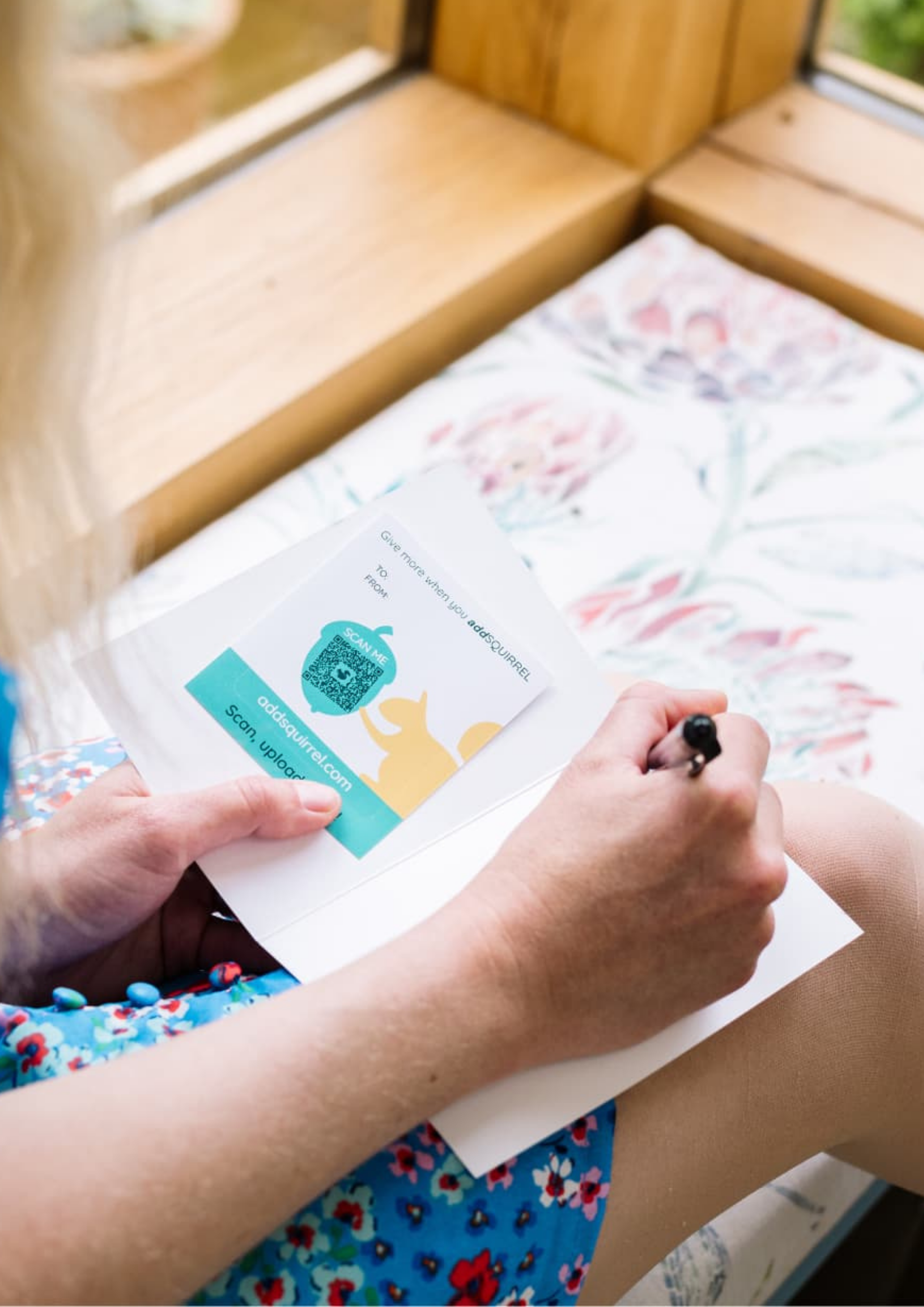 Jen Winnett Eco Artist - Wholesale Birthday Card - Refil Bundle 48 QR Greetings cards add video, photo or voice2